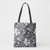 William Morris Iris en Lily, Black en White Draagtas (Voorkant)