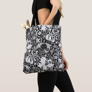 William Morris Iris en Lily, Black en White Draagtas