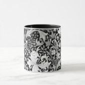 William Morris Iris en Lily, Black en White Mok (Midden)