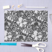 William Morris Iris en Lily, Black en White Tissuepapier (Craft)