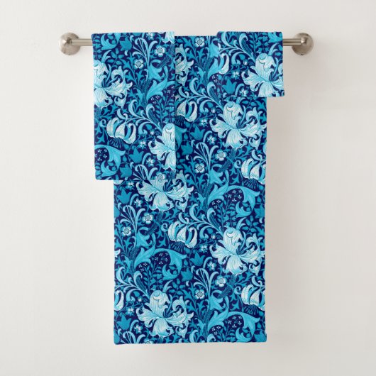 William Morris Iris et Lily, Indigo Blue (En situation)