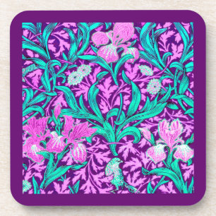 William Morris Iriss, Amethyst Paars Drankjes Onderzetter