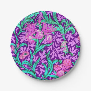 William Morris Iriss, Amethyst Paars Papieren Bordje