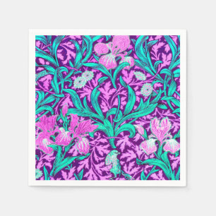William Morris Iriss, Amethyst Paars Servetten