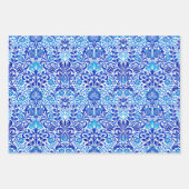 William Morris Jacobean Floral Damask, multi Inpakpapier Vel (Voorkant 2)