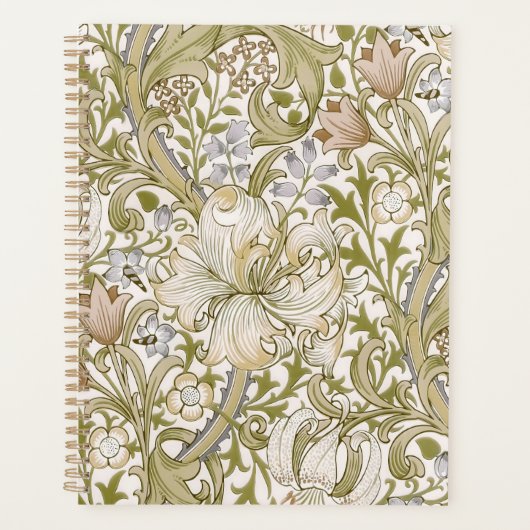 William Morris Jardin de Lys Doré Fleur Classique (Devant)