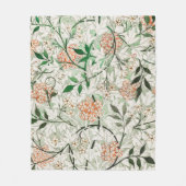 William Morris Jasmijn Bloem Fleece Deken (Voorkant)