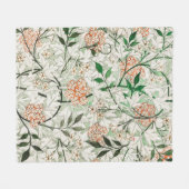 William Morris Jasmijn Bloem Fleece Deken (Voorkant (Horizontaal))