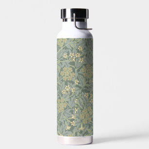 William Morris Jasmine Blauw Groene Botanische Kun Waterfles