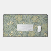 William Morris Jasmine Bleu Vert Art Botanique (Clavier et souris)