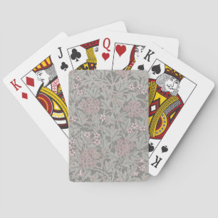 William Morris Jasmine Bloempatroon Pokerkaarten