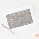 William Morris Jasmine Bloempatroon Rechthoekige Sticker (Envelop)