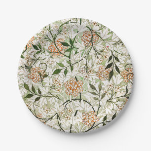 William Morris Jasmine Blossom Garden Design Papieren Bordje