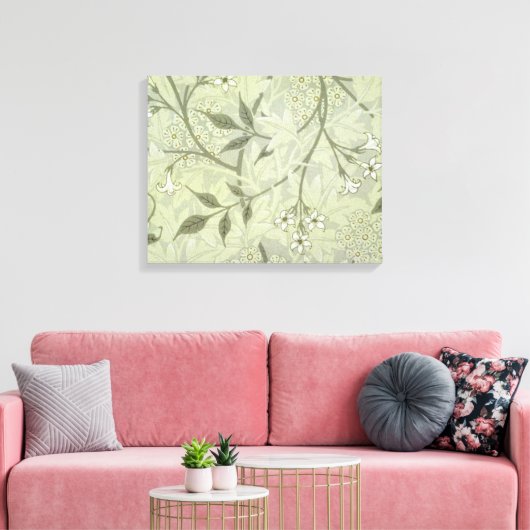 William Morris Jasmine Botanical Canvas Afdruk (Insitu (Woonkamer))