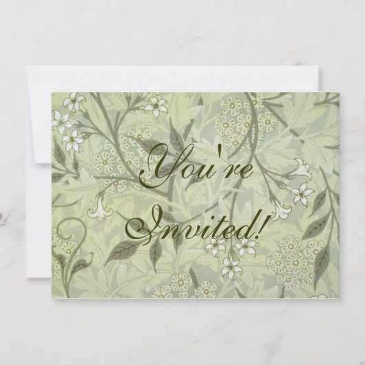 William Morris Jasmine Botanical Kaart (Voorkant)