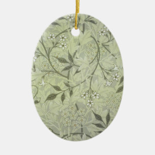 William Morris Jasmine Botanical Keramisch Ornament