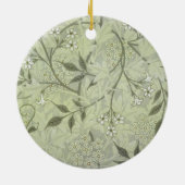 William Morris Jasmine Botanical Keramisch Ornament (Achterkant)