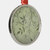 William Morris Jasmine Botanical Metalen Ornament (Rechts)