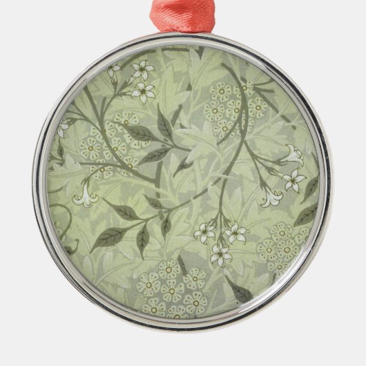 William Morris Jasmine Botanical Metalen Ornament (Voorkant)