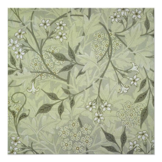 William Morris Jasmine Botanical Perfect Poster (Voorkant)