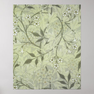 William Morris Jasmine Botanical Poster