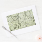 William Morris Jasmine Botanical Rechthoekige Sticker (Envelop)