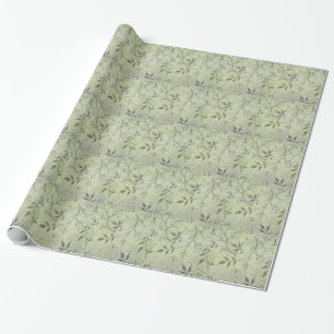 William Morris Jasmine Botanische Vintage Antiek Cadeaupapier