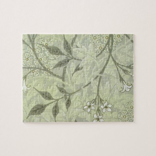 William Morris Jasmine Botanische Vintage Antiek Legpuzzel (Horizontaal)