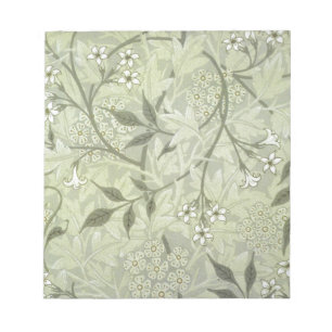 William Morris Jasmine Botanische Vintage Antiek Notitieblok