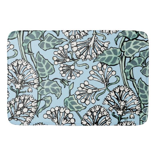 William Morris Jasmine en Bladeren Patroon Badmat (Voorkant)