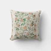 William Morris Jasmine Floral Pattern  Kunst Kussen (Voorkant)