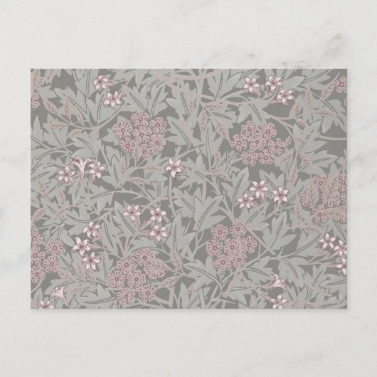 William Morris Jasmine Flower Pattern Briefkaart (Voorkant)