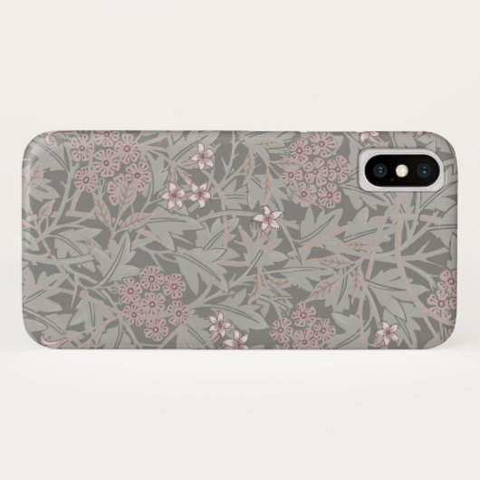 William Morris Jasmine Flower Pattern Case-Mate iPhone Case (Achterkant (horizontaal))
