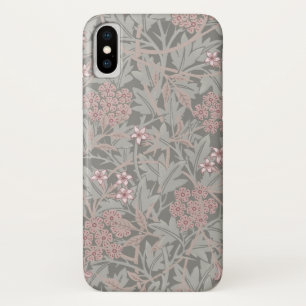 William Morris Jasmine Flower Pattern iPhone X Hoesje