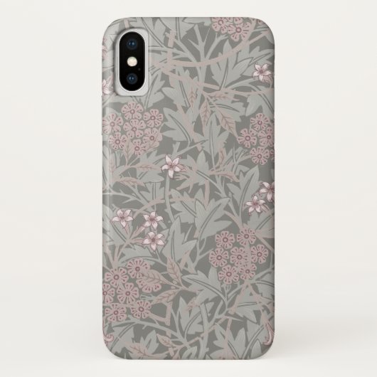 William Morris Jasmine Flower Pattern Case-Mate iPhone Case (Achterkant)