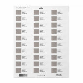William Morris Jasmine Flower Pattern Etiket (Full Sheet)