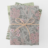 William Morris Jasmine Flower Pattern Inpakpapier Vel (In situ)