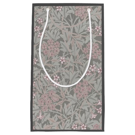 William Morris Jasmine Flower Pattern Klein Cadeauzakje (Voorkant)