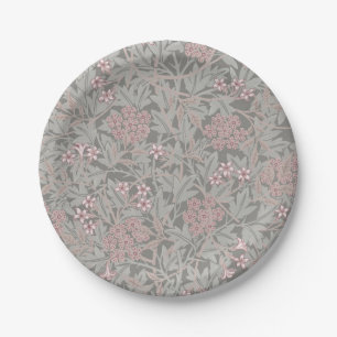 William Morris Jasmine Flower Pattern Papieren Bordje