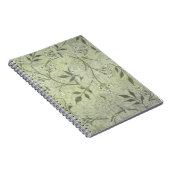 William Morris Jasmine Flower Wallpaper Art Notitieboek (Rechterzijde)