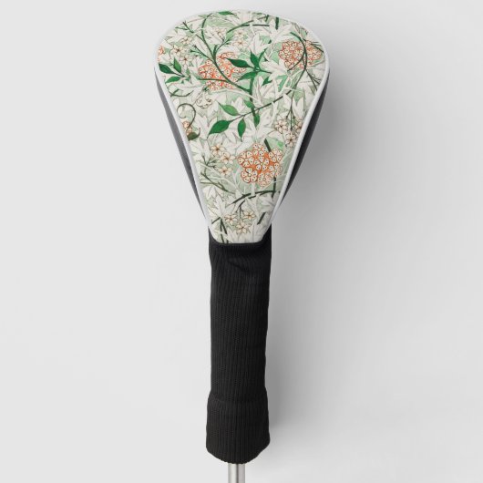 William Morris Jasmine Garden Flower Classic Golfheadcover (Voorkant)