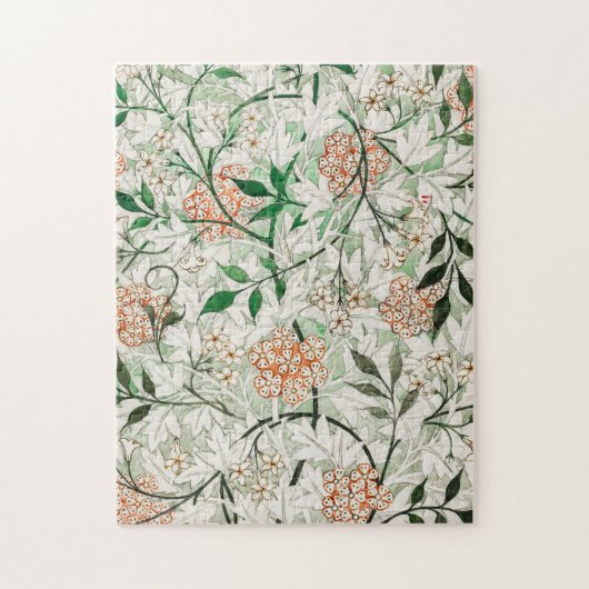 William Morris Jasmine Garden Flower Classic Legpuzzel (Verticaal)