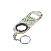 William Morris Jasmine Garden Flower Classic Mini Flessenopener (Achterkant Gekanteld)
