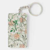 William Morris Jasmine Garden Flower Classic Sleutelhanger (achterkant)