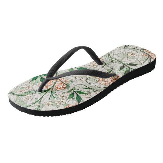 William Morris Jasmine Garden Flower Classic Teenslippers (Schuin)
