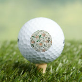 William Morris Jasmine Tuin Bloem Klassieker Golfballen (Insitu Shirt)