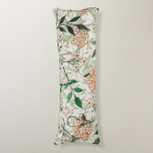 William Morris Jasmine Tuin Bloem Klassieker Lichaamskussen (Voorkant Verticaal)