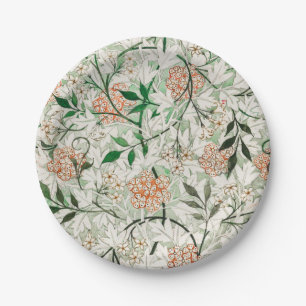 William Morris Jasmine Tuin Bloem Klassieker Papieren Bordje