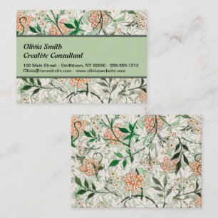 William Morris Jasmine Tuin Bloem Klassieker Visitekaartje