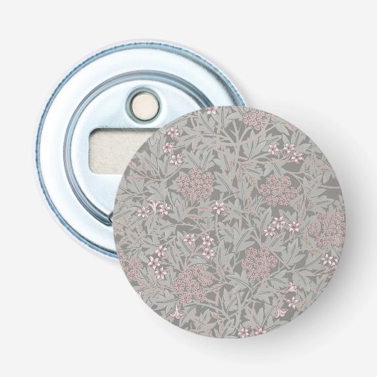 William Morris Jasminebloem Patroon Button Flesopener (Voorkant)